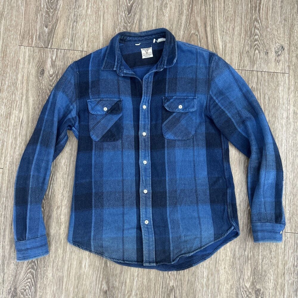Levi’s LVC Short Horn Western Wear Flannel Work Shirt Workwear M Sanforized